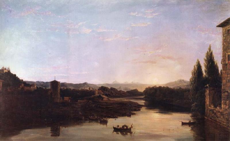 Thomas Cole Blick auf den Arno china oil painting image